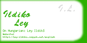 ildiko ley business card